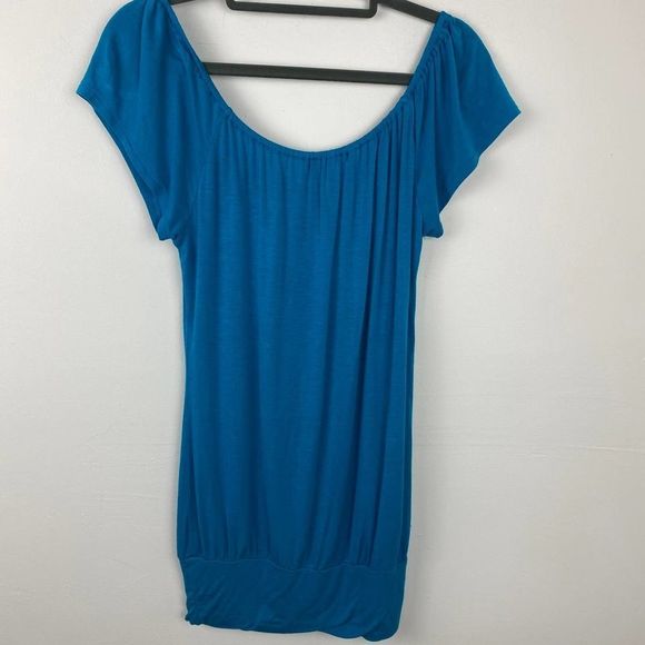 American Dream Size M. Turquoise blouse. - Picture 3 of 4